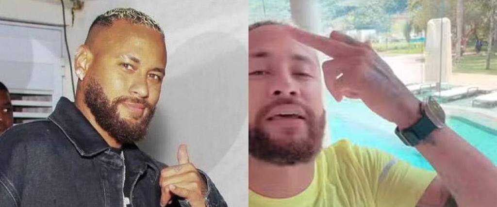 Neymar se cansó de las críticas en redes sociales sobre su condición física y le respondió a sus ‘haters’.
