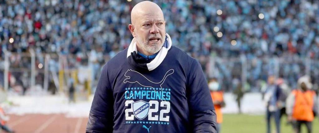 El entrenador brasileño fue campeón con Bolívar en el torneo Apertura 2022.