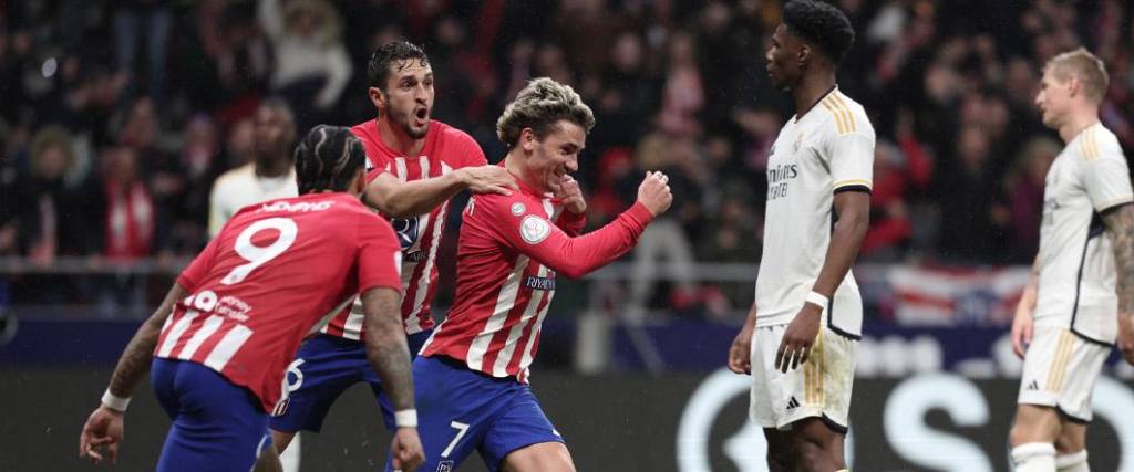 El francés Griezmann anotó el 3-2 parcial en el minuto 100 del compromiso para la victoria del Atlético.