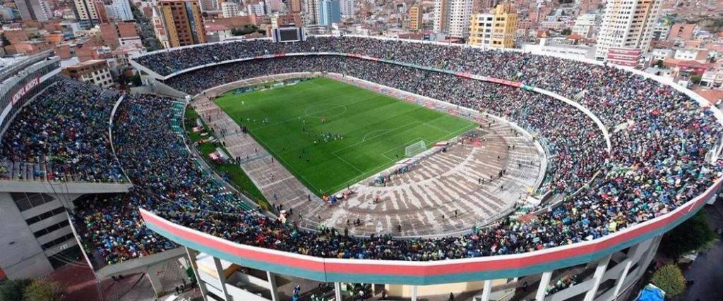 Así lució el estadio Hernando Siles para el compromiso entre Bolivia y Argentina, por las Eliminatorias.