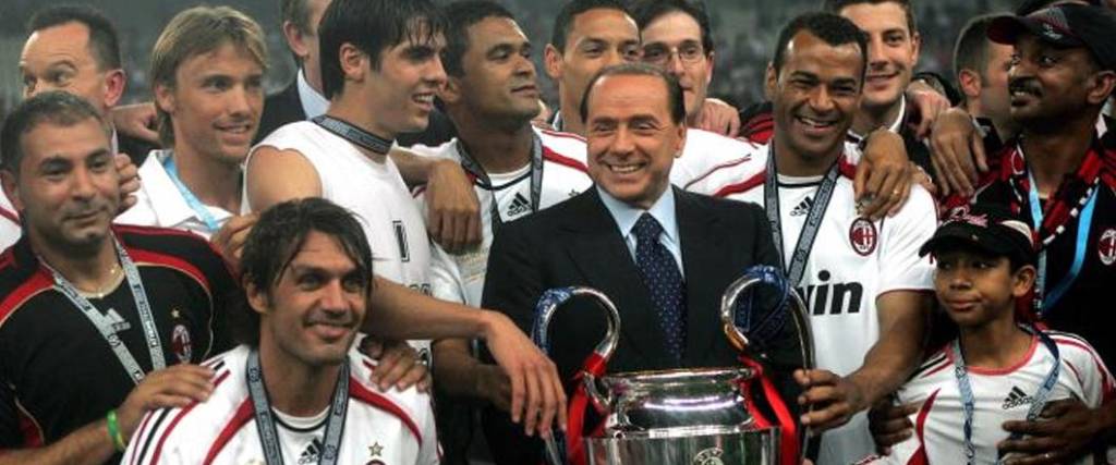 La última gran conquista del Milan de Berlusconi fue la obtención de la Champions League, el año 2007.