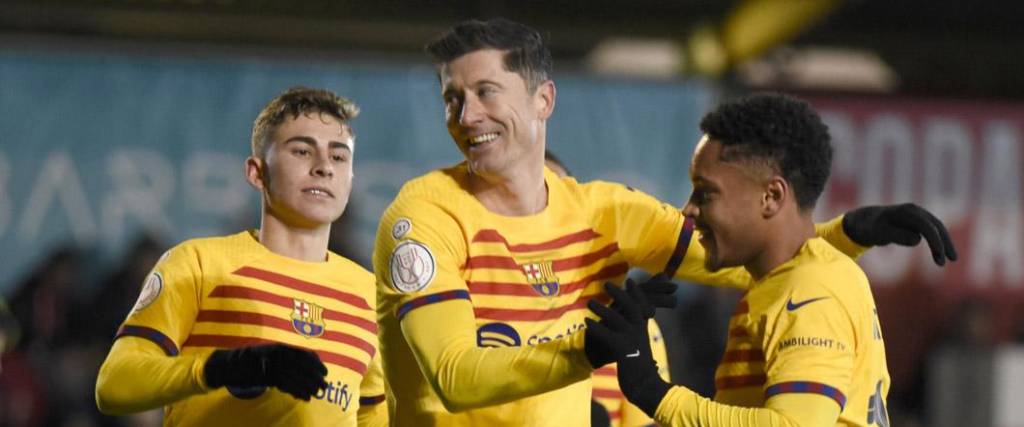 Con gol de Robert Lewandowski, el conjunto azulgrana se impuso por 2-3 al Barbastro de visitante.