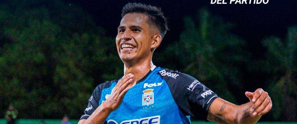 El defensor Eduardo Álvarez anotó el único tanto del compromiso con un cabezazo certero.