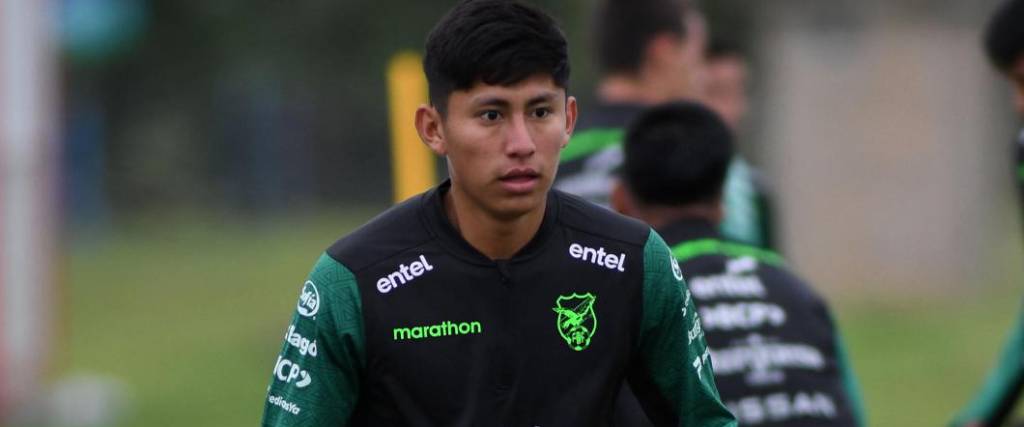 Miguel Terceros es uno de los jóvenes jugadores que luchará por estar entre los 26 convocados para la Copa.