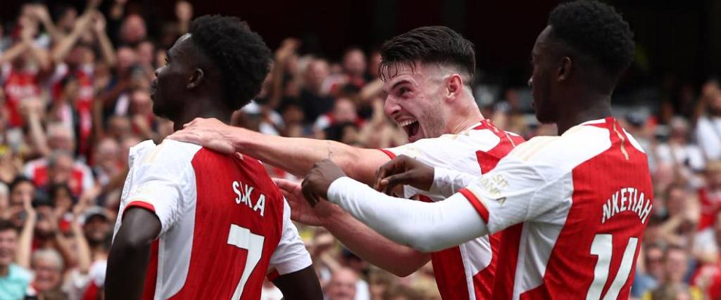 Bukayo Saka anotó uno de los dos goles en el triunfo de los ‘Gunners’ sobre el Nottingham.