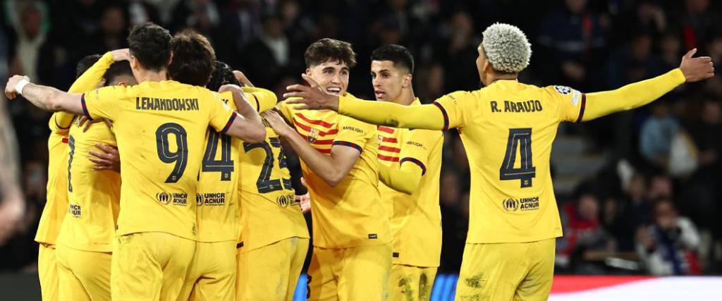 Los jugadores del Barça hicieron un buen partido para llevarse la victoria del estadio Parque de los Príncipes.