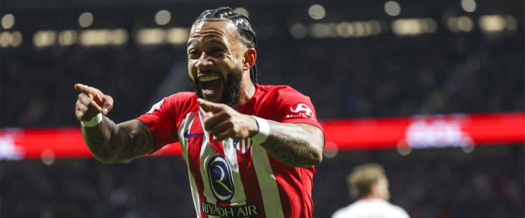 El delantero Depay anotó el único tanto para meter al Atlético Madrid en semifinales de la Copa del Rey.