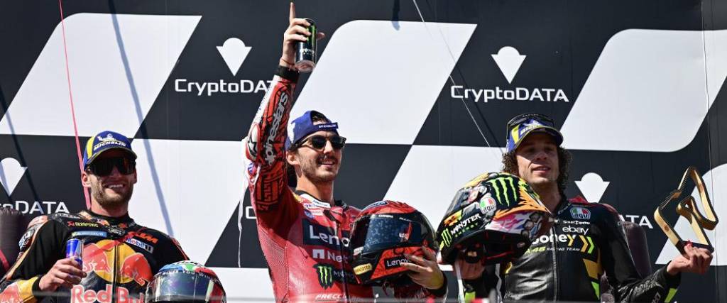 El piloto italiano logró una nueva victoria y se encamina a ganar el campeonato mundial de MotoGP.