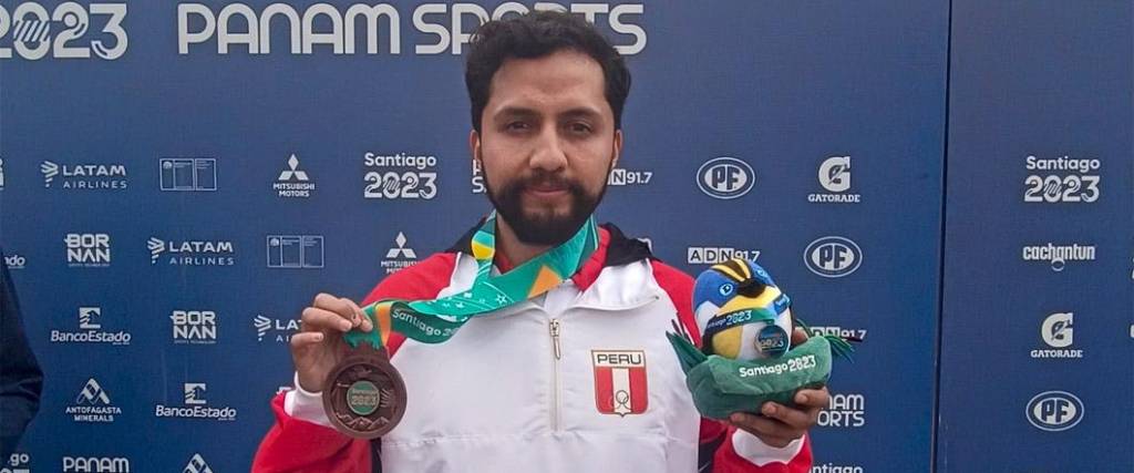 El boliviano Cristian Morales logró una medalla de bronce para Perú.