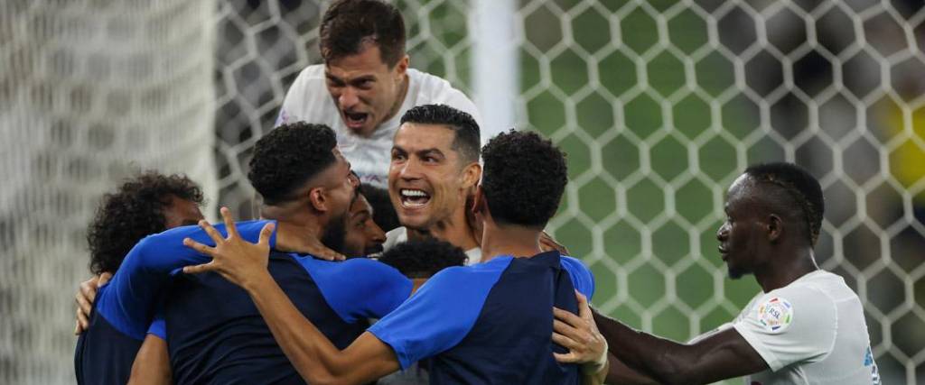 El delantero portugués anotó dos goles en el triunfo del Al-Nassr sobre el Al Ittihad de Karim Benzema.