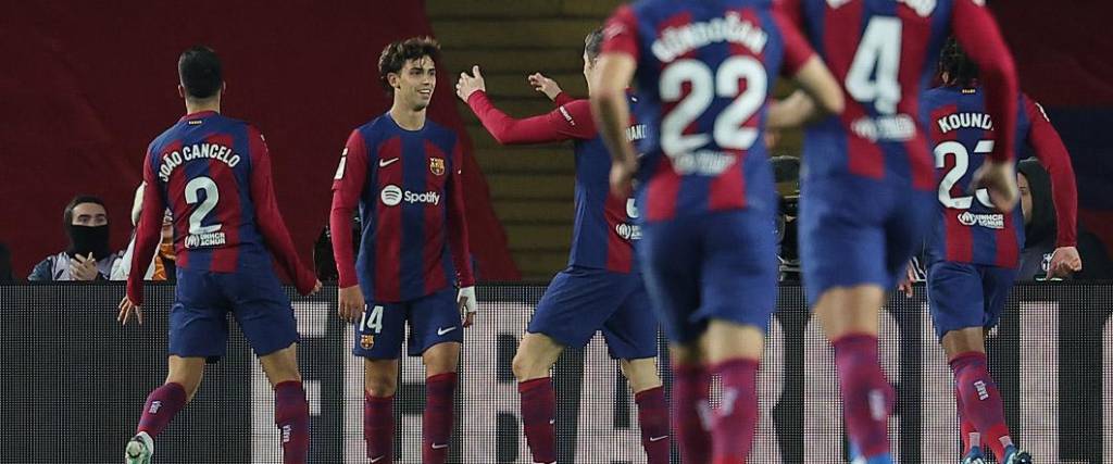 El conjunto azulgrana se impuso a los colchoneros gracias a un tanto del portugués Joao Félix.