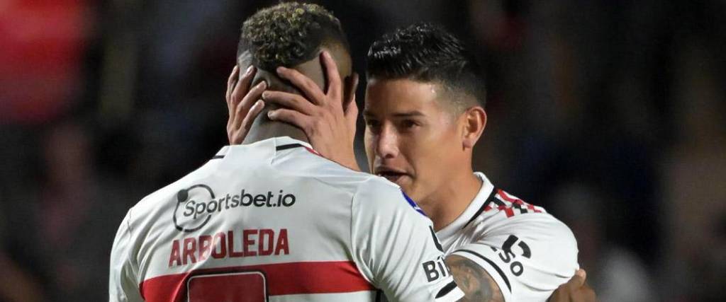 James Rodríguez falló su lanzamiento y su equipo quedó eliminado de la Copa Sudamericana.