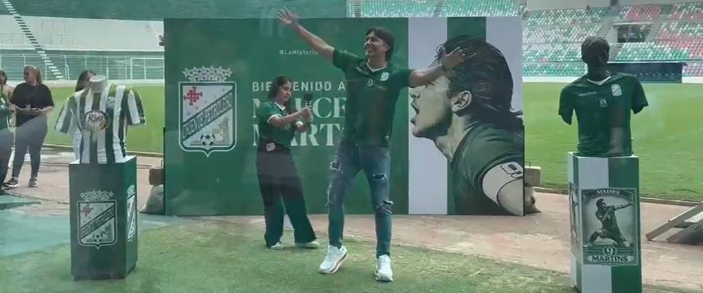 Martins apunta a ser el nuevo goleador del equipo verdolaga