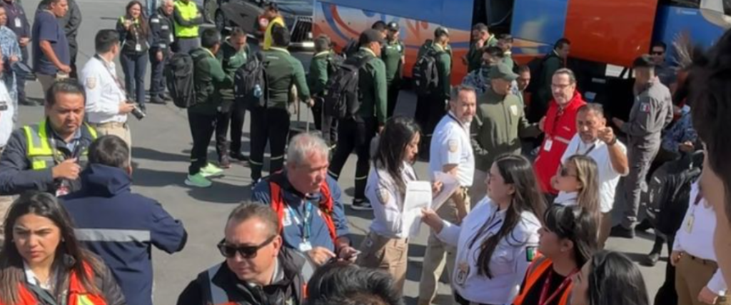 La selección boliviana llegó al aeropuerto de Monterrey