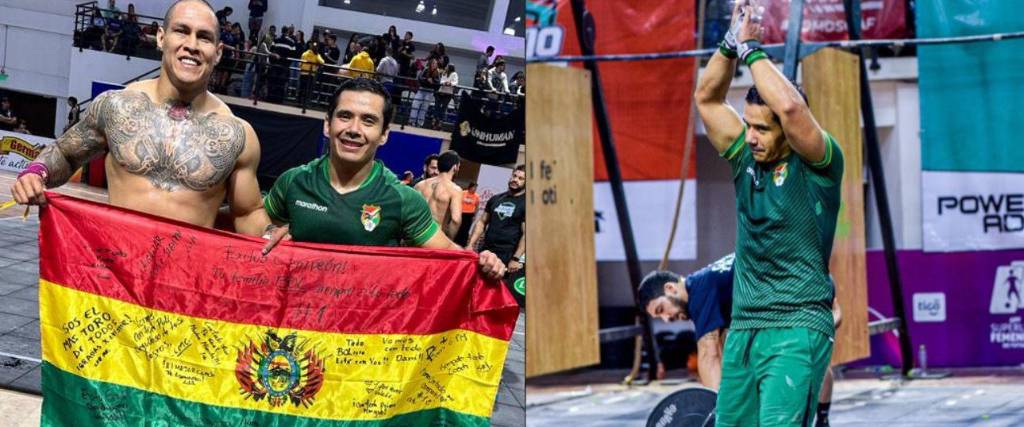 Daniel Mérida y Fernando Maigua resaltaron en el torneo de crossfit que se llevó a Paraguay.