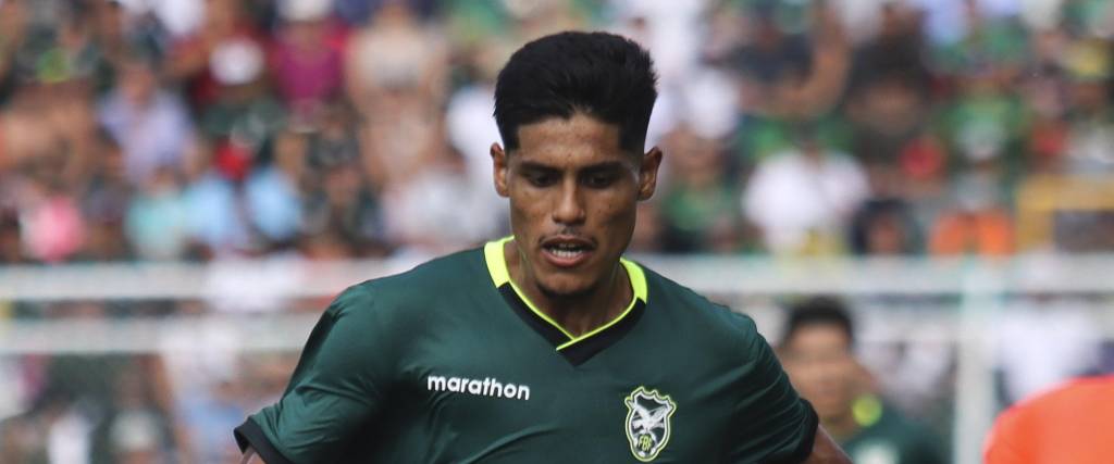 Fernando Nava, extremo de la selección boliviana