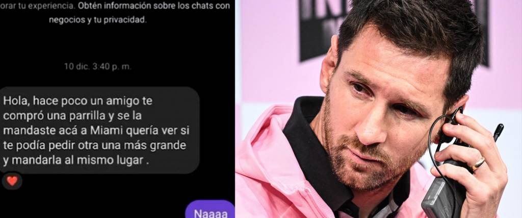 El astro del fútbol Lionel Messi.