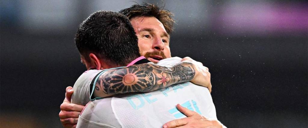 El astro argentino dio una asistencia para el gol de Rodrigo de Paul en la victoria ante New York City.