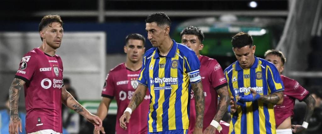 Ángel di María volvió a disputar un partido por Copa Libertadores después de 20 años con Rosario Central.