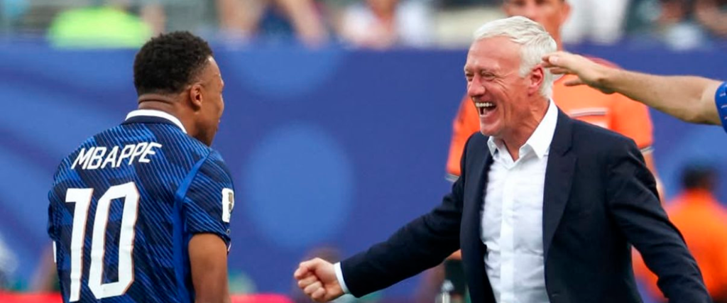 Mbappé dió la despedida a Deschamps, quien dirigirá su último partido al frente de la selección de Francia.