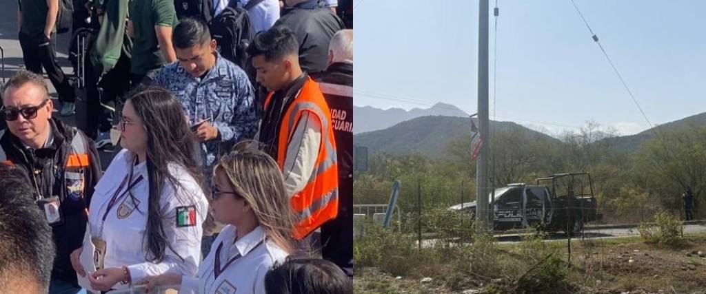Desde su llegada a México, la selección boliviana cuenta con un fuerte respaldo policial para su seguridad.