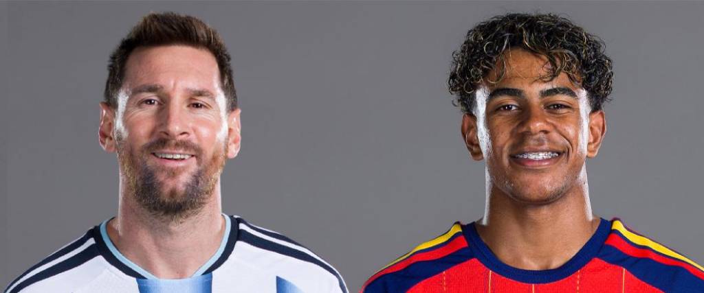 Messi tendrá como rival a Lamine Yamal. Ambos estarán cara a cara el domingo 19 de julio.