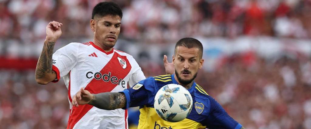 El duelo entre ‘millonarios’ y ‘xeneizes’ terminó empatado 1-1 en el estadio Monumental de River.