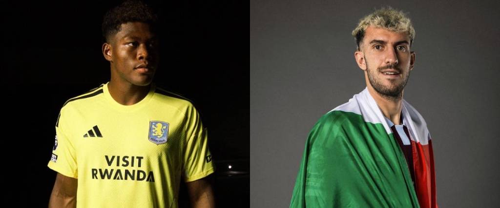 Suzuki y Ruggeri defenderán la camiseta del Aston Villa esta temporada en la Premier League.