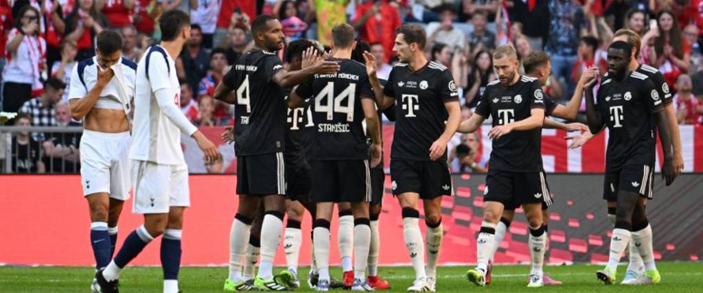 El equipo alemán no tuvo problemas para vencer a los ‘Spurs’ por 4-0 en un amistoso disputado en Múnich.
