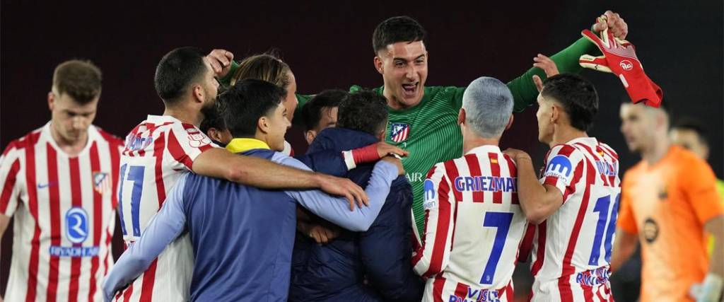 El conjunto colchonero se clasificó a la final de la Copa del Rey tras vencer 4-3 al Barcelona en el global.