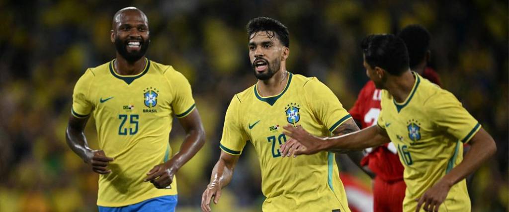 Lucas Paquetá marcó uno de los goles para el triunfo de la selección brasileña ante Panamá.