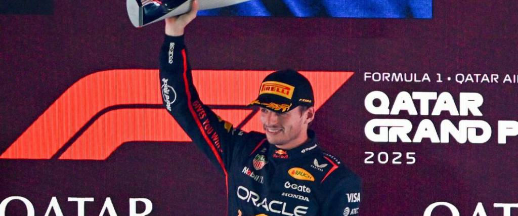 El piloto neerlandés Max Verstappen se quedó con la victoria en el Gran Premio de Catar.