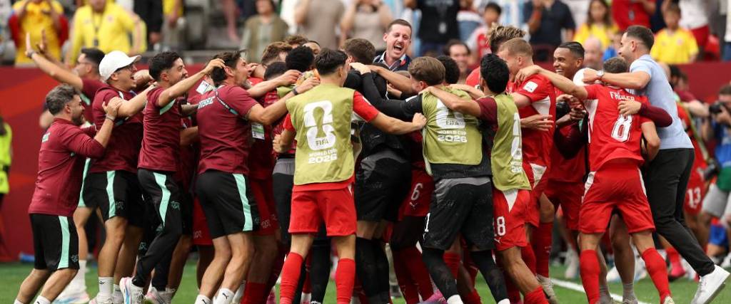 La selección helvética logró meterse entre los ocho mejores equipos del torneo tras vencer a Colombia.