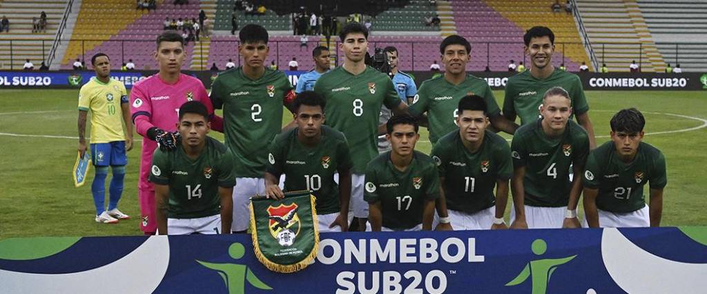 Bolivia perdió 2-1 ante Brasil en el Sudamericano sub-20