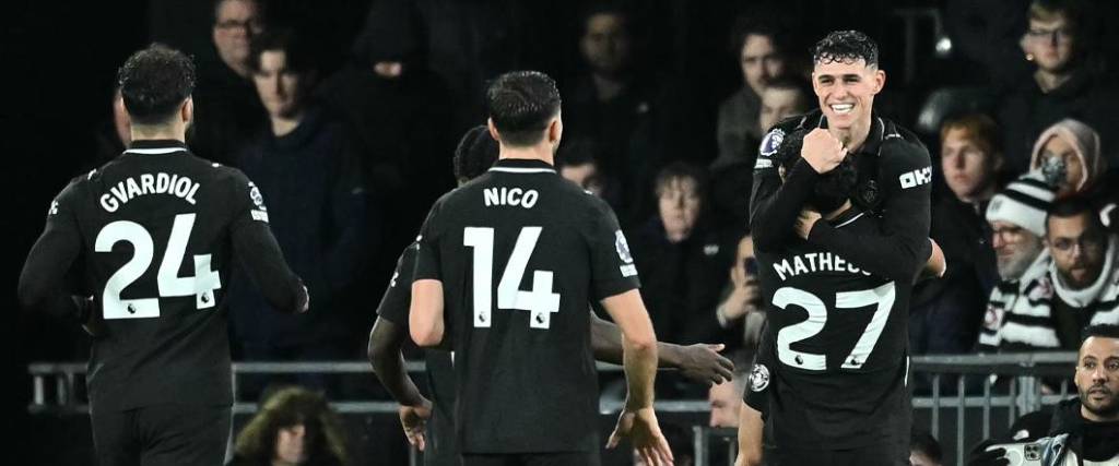 El City logró una victoria por 4-5 gracias a un doblete del delantero Phil Foden en su visita al Fulham.