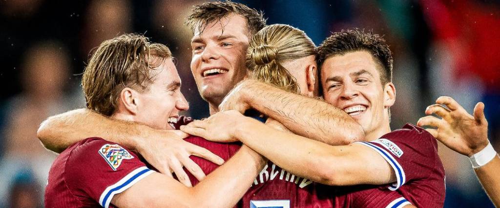 Con goles de Sorloth y Haaland, Noruega obtuvo su primera victoria en la Liga de Naciones de la UEFA.