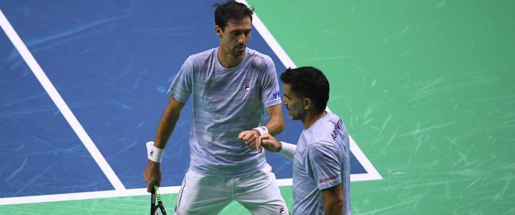 La dupla conformada por Molteni y González no pudo lograr la victoria para doblegar a Italia en la Copa Davis