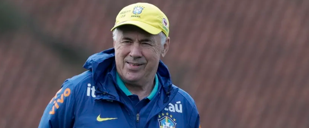 Carlos Ancelotti afronta su primer Mundial con la selección brasileña.