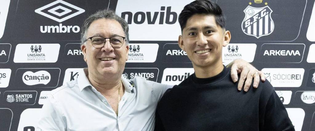 Miguelito renovó su contrato con Santos por tres temporadas más en Brasil.
