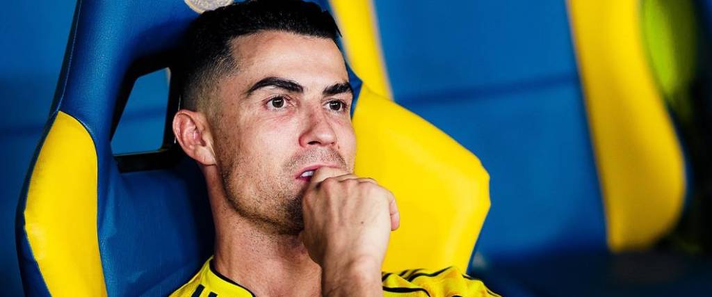 Así terminó el astro portugués tras el frustrante empate de local ante Al Hilal, que impidió el título de Liga.
