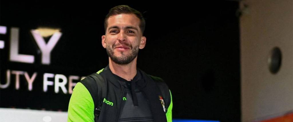 El portero Rodrigo Banegas fue uno de los nueve futbolistas que integró la delegación de la Verde.