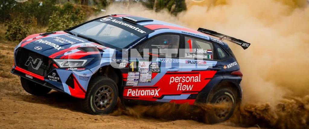 El paraguayo Zaldívar logró el primer lugar en la clasificación general del rally Codasur en Santa Cruz.