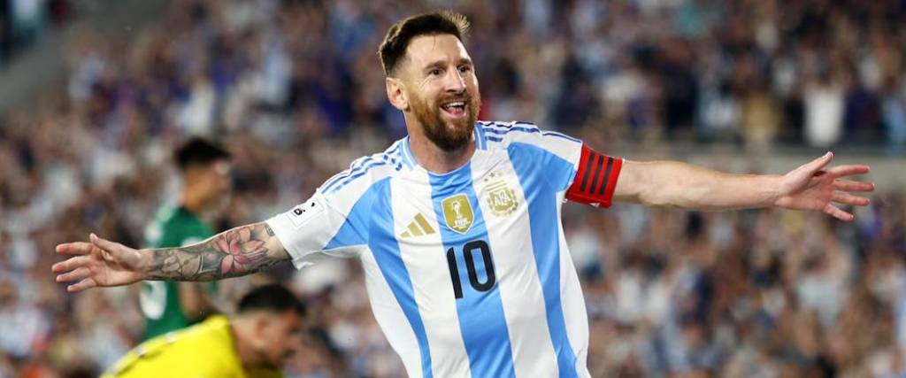 El astro argentino le anotó 11 goles a la selección boliviana, su víctima favorita.