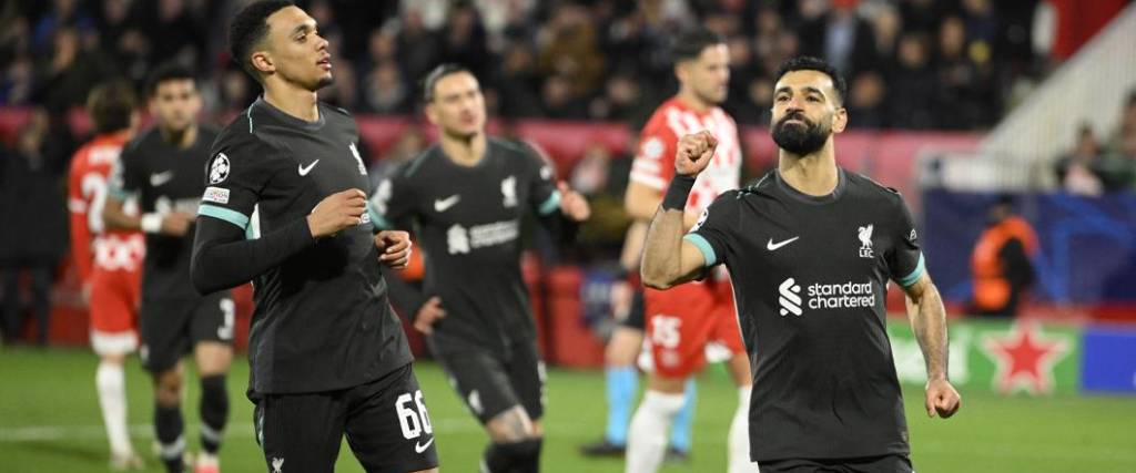 El egipcio Mohamed Salah anotó el único tanto del partido para la victoria del Liverpool ante Girona.