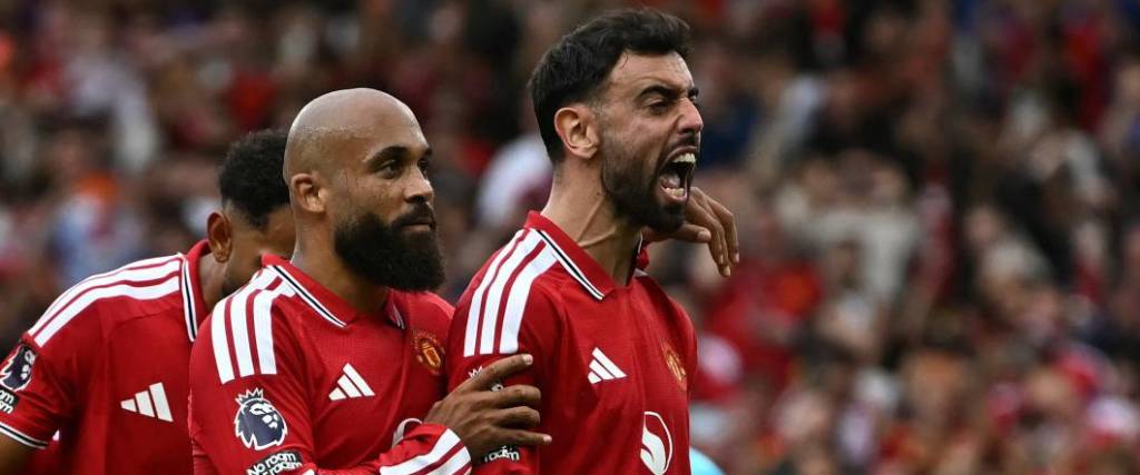 Con tres goles del portugués Bruno Fernandes, el United de Carrick logró su primera victoria en la Premier.