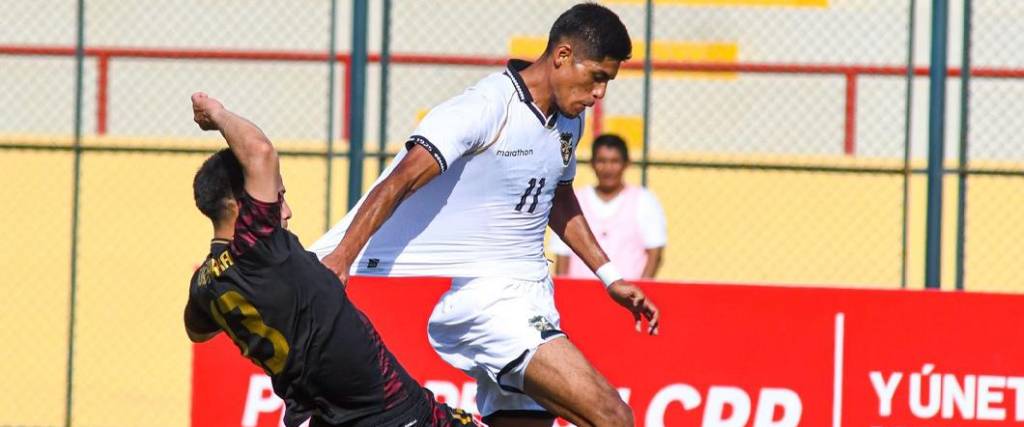 El delantero Fernando Nava fue lo más destacado en el combinado nacional, pese a no marcar goles.