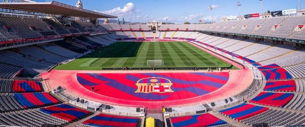 El equipo azulgrana jugará de local sus partidos en el estadio de Montjuic la primera parte de la temporada.