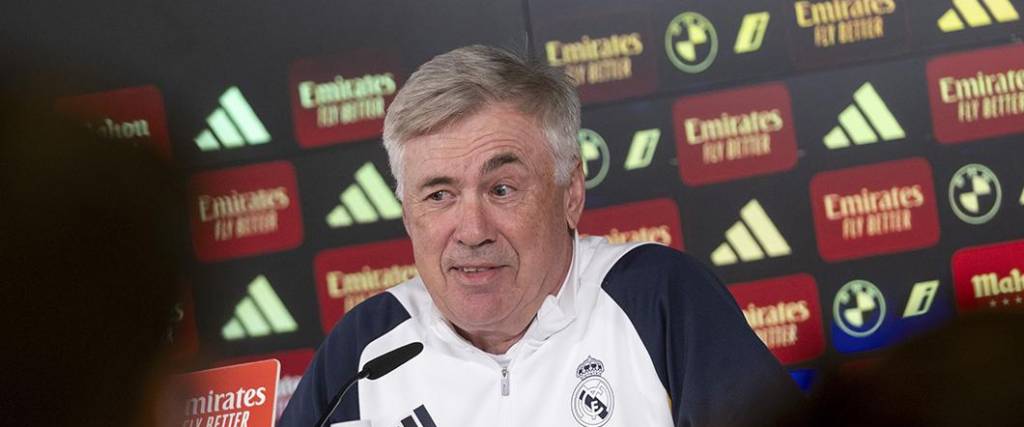 Carlo Ancelotti, técnico del Real Madrid 