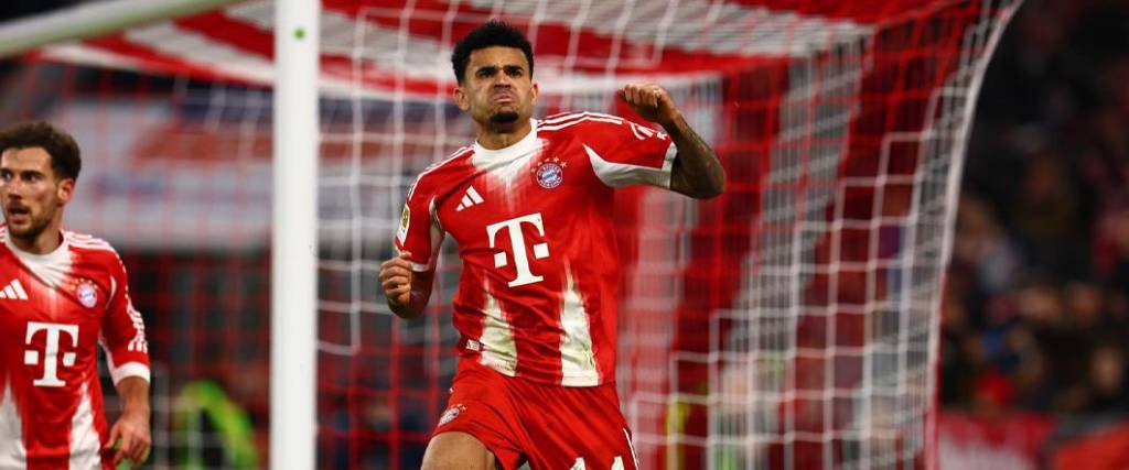 El delantero colombiano anotó un gol y dio una asistencia para un nuevo triunfo del Bayern Múnich.