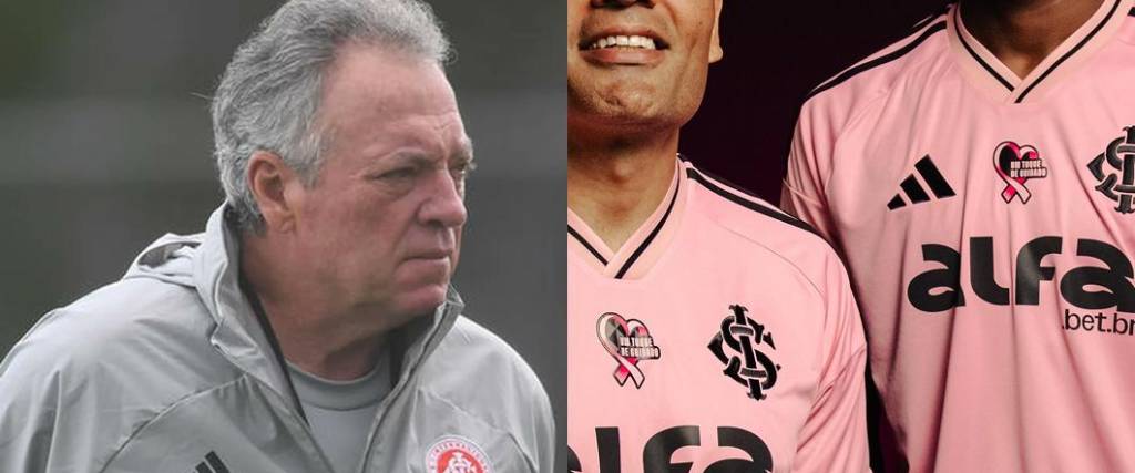 Abel Braga generó polémica por sus declaraciones por el color de camiseta del Inter de Porto Alegre.